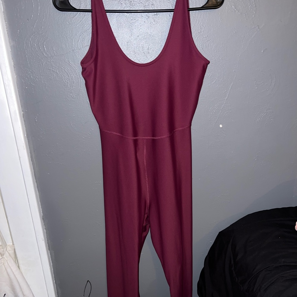 Old Navy plum colored jumpsuit